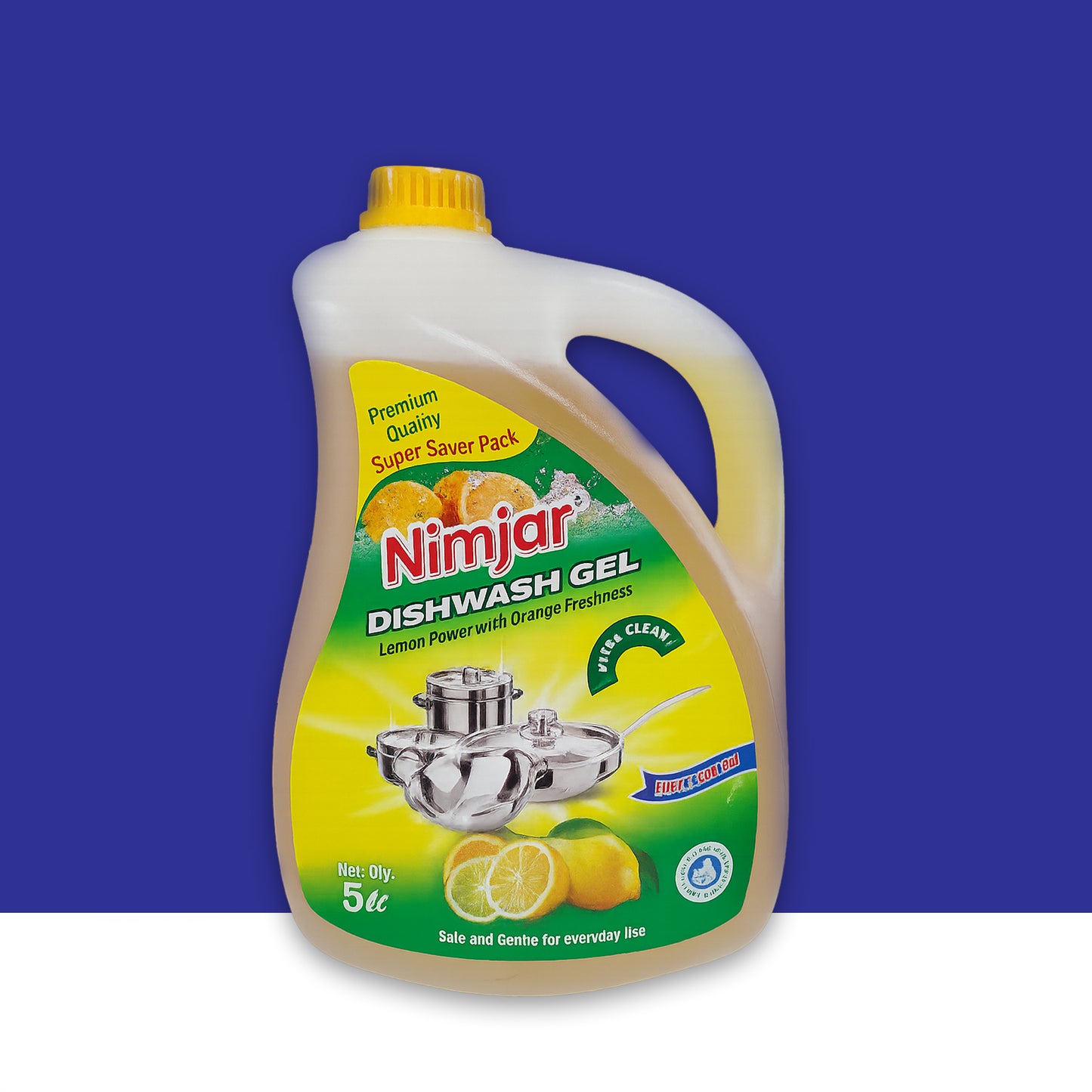 Nimjar Dishwash Gel 5 Liter (Super Saver Pack)