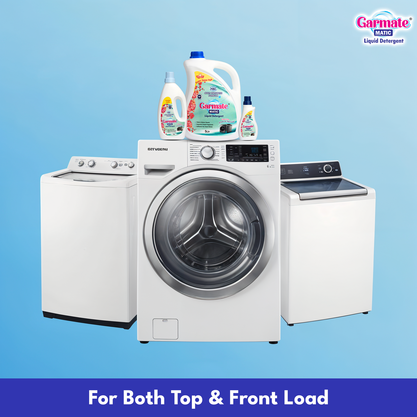 Garmate MATIC Liquid Detergent - 5 Litre (Super Saver Pack)