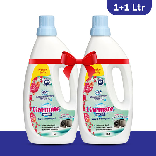 Garmate MATIC Liquid Detergent - 1+1 Litre Pack