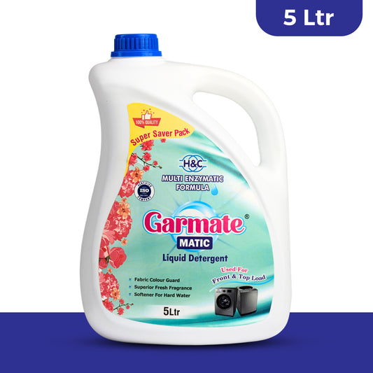 Garmate MATIC Liquid Detergent - 5 Litre (Super Saver Pack)