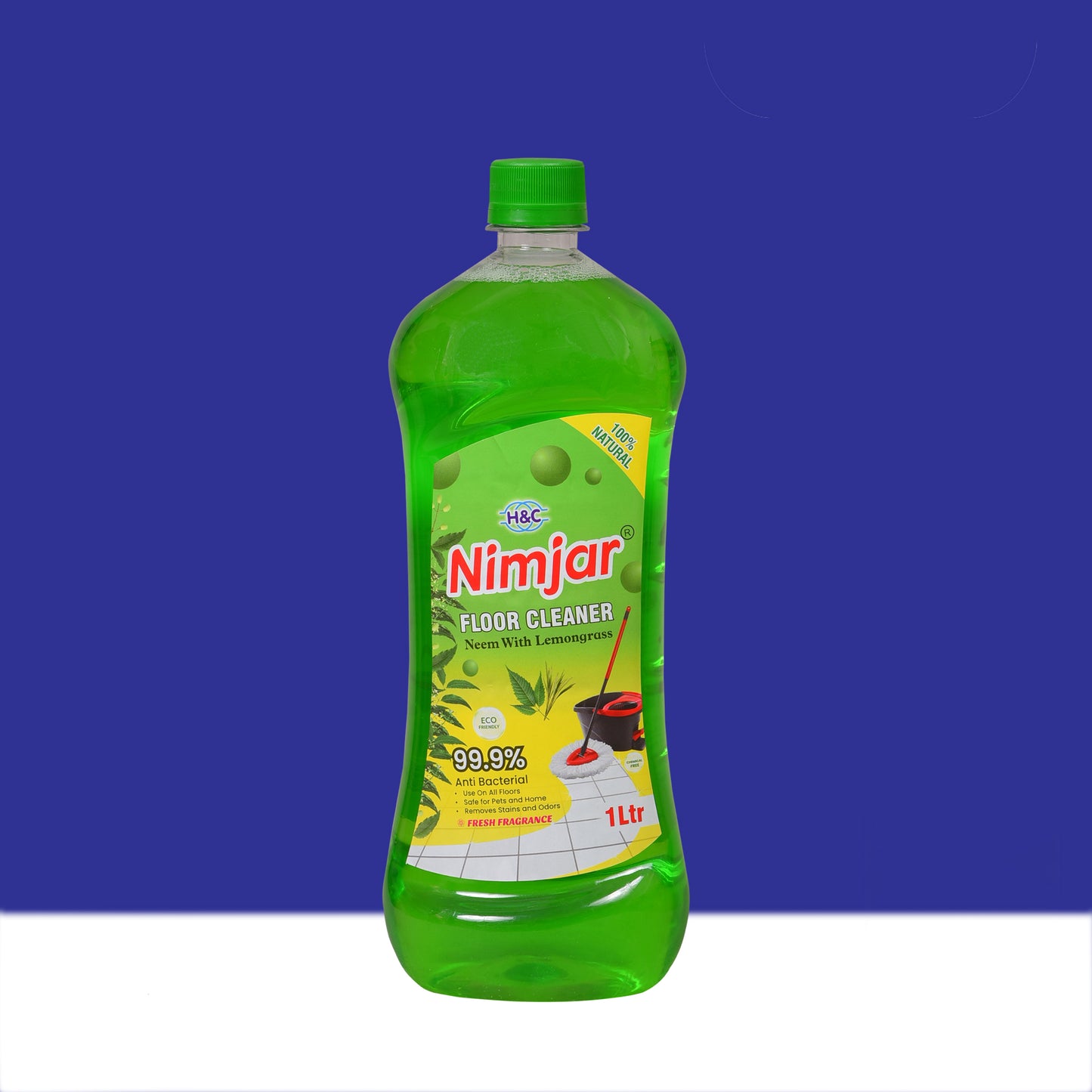 Nimjar Floor Cleaner 1 Liter, 100% Herbal & Natural.